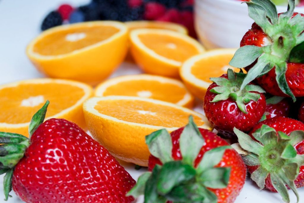 receta de fresas con naranja y vinagre